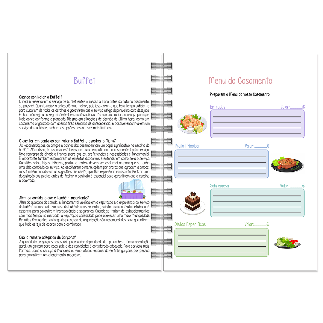 Agenda de Noiva 👰Capa Clássica 17