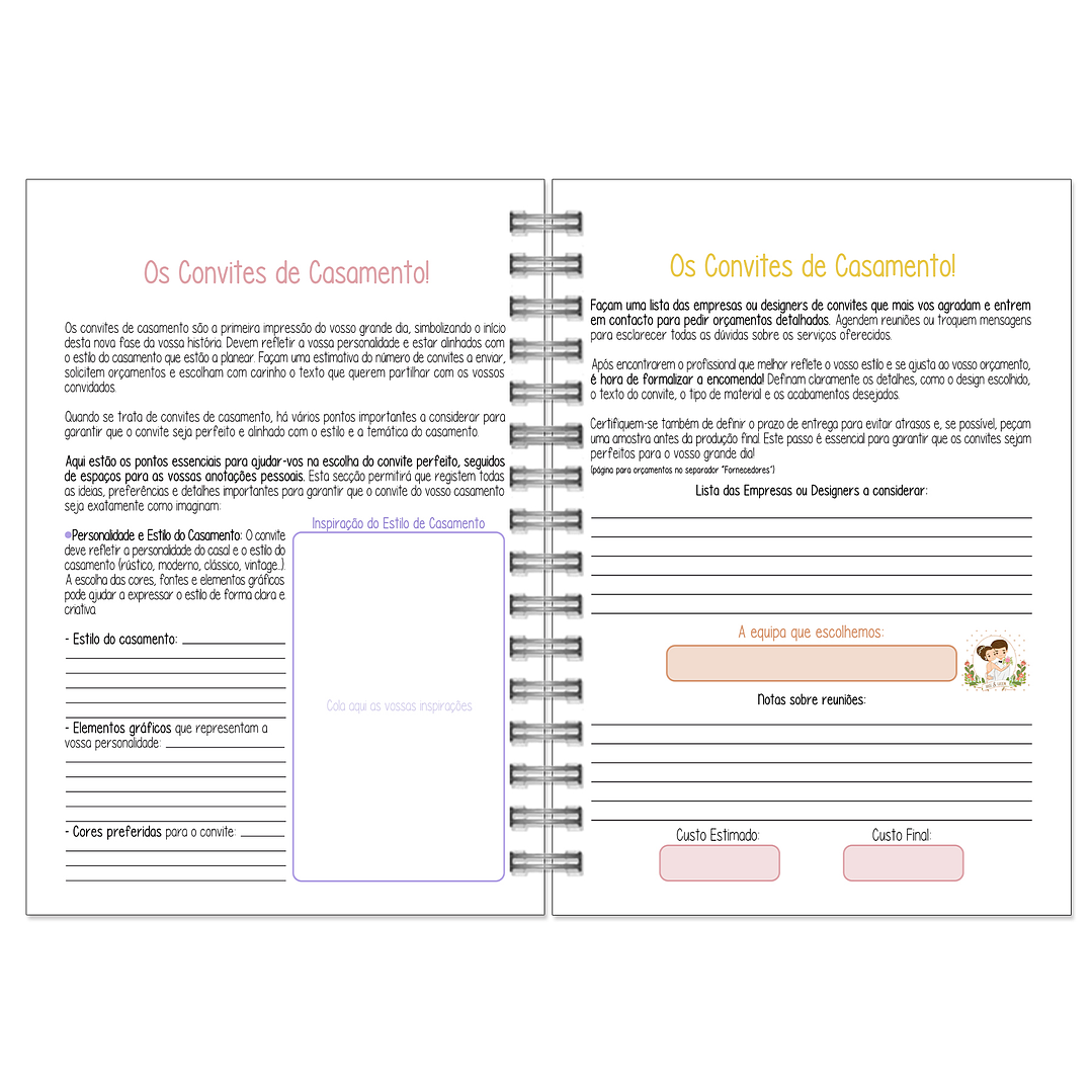 Agenda de Noiva 👰Capa Clássica 20