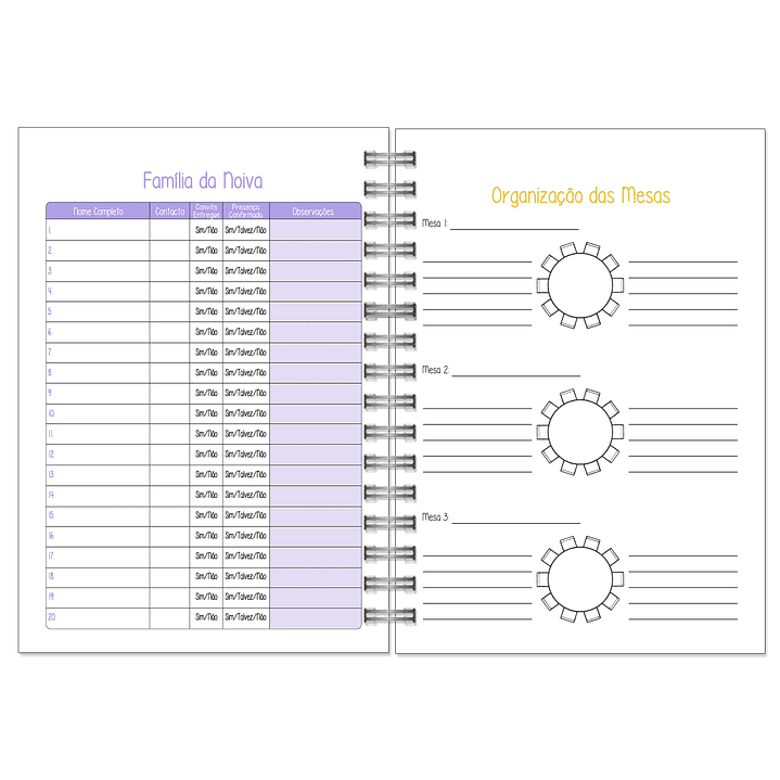 Agenda de Noiva 👰Capa Clássica 21