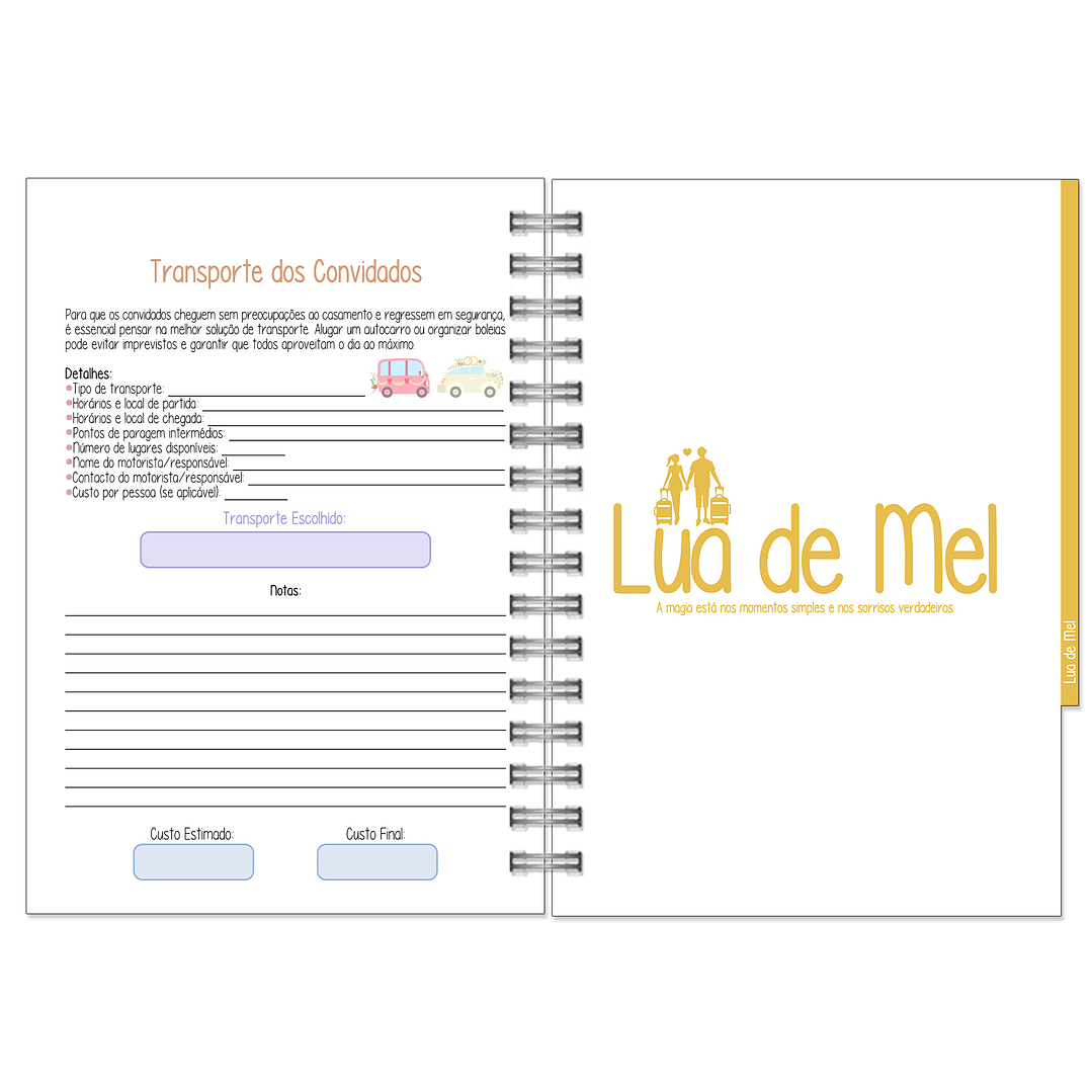 Agenda de Noiva 👰Capa Clássica 22