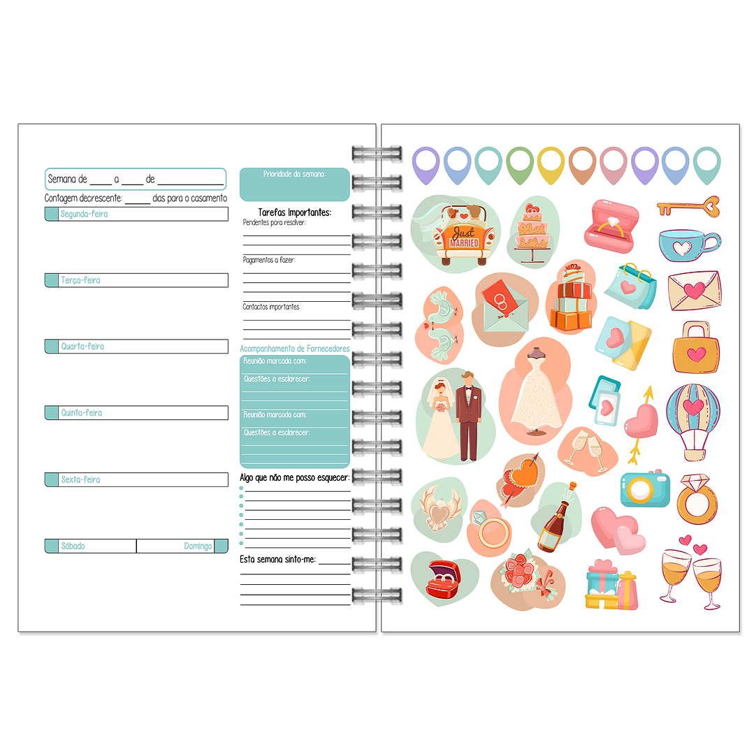 Agenda de Noiva 👰Capa Clássica 30