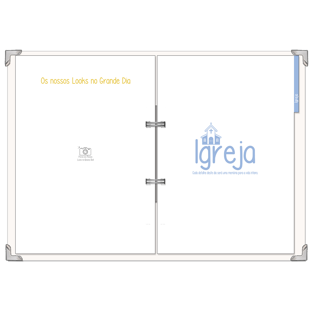 Dossier Agenda de Noiva 👰Capa Clássica 11