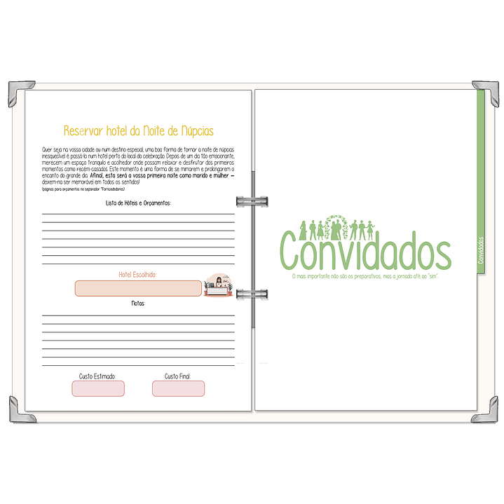 Dossier Agenda de Noiva 👰Capa Clássica 19
