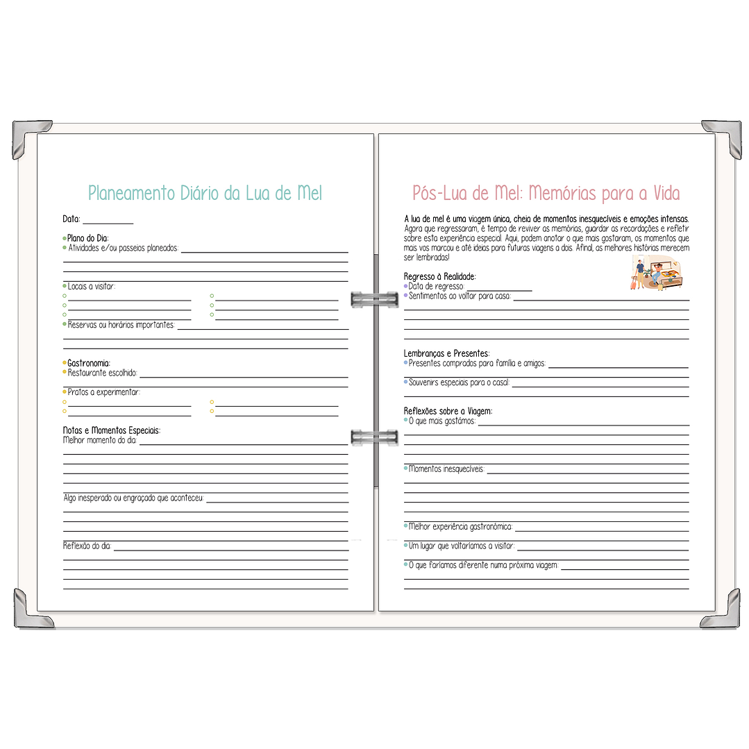 Dossier Agenda de Noiva 👰Capa Clássica 24