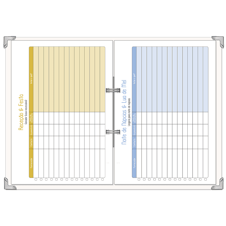 Dossier Agenda de Noiva 👰Capa Clássica 27