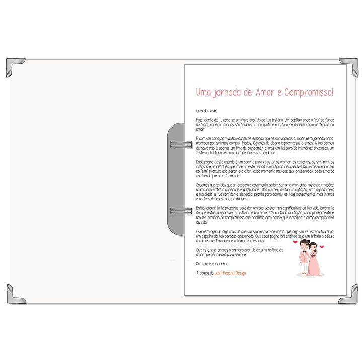 Dossier Agenda de Noiva 👰Capa com Fotografia 3