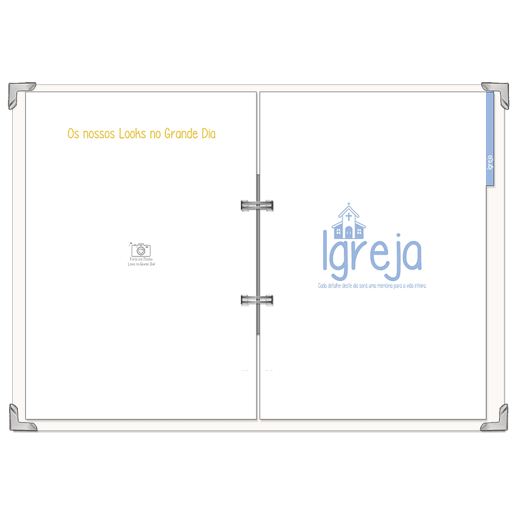 Dossier Agenda de Noiva 👰Capa com Fotografia 11