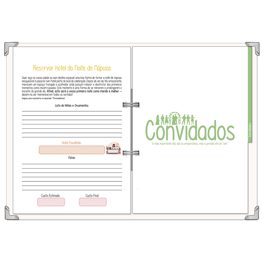Dossier Agenda de Noiva 👰Capa com Fotografia 19