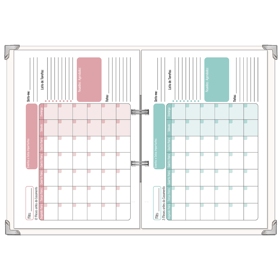 Dossier Agenda de Noiva 👰Capa com Fotografia 29