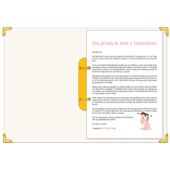 Dossier Agenda de Noiva 👰Capa Floral 3