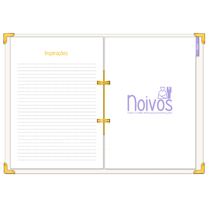 Dossier Agenda de Noiva 👰Capa Floral 6
