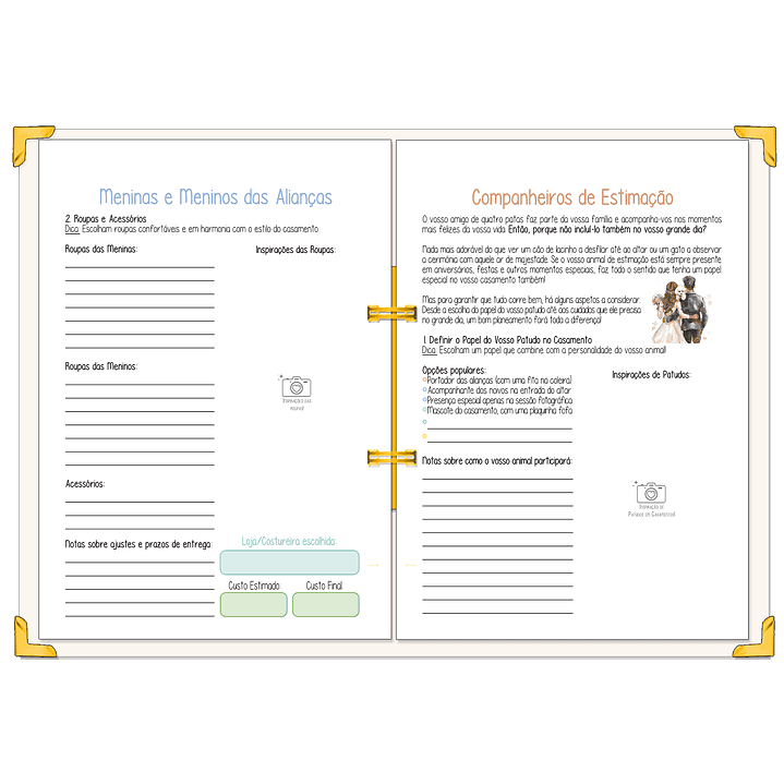 Dossier Agenda de Noiva 👰Capa Floral 13