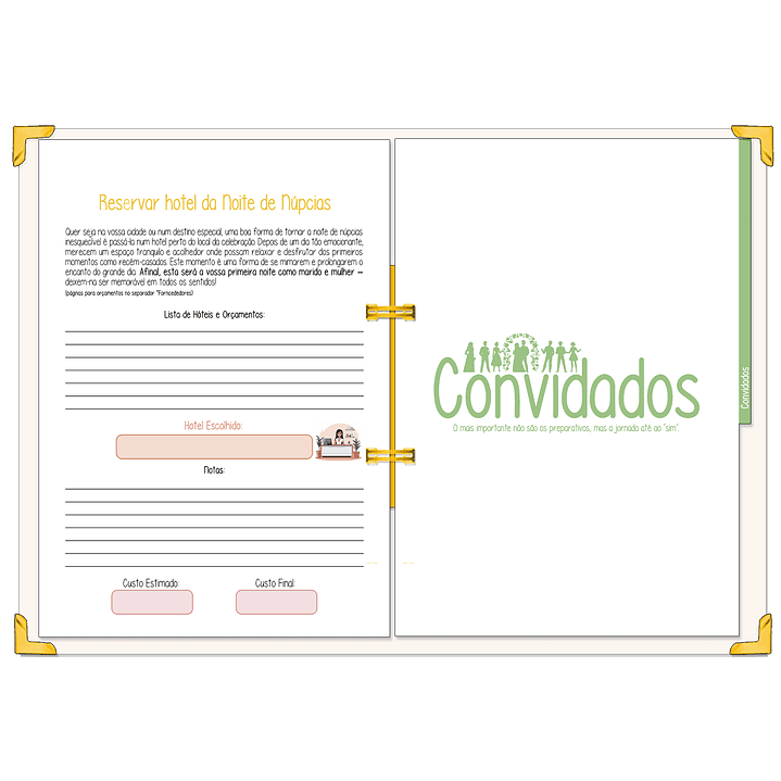 Dossier Agenda de Noiva 👰Capa Floral 18