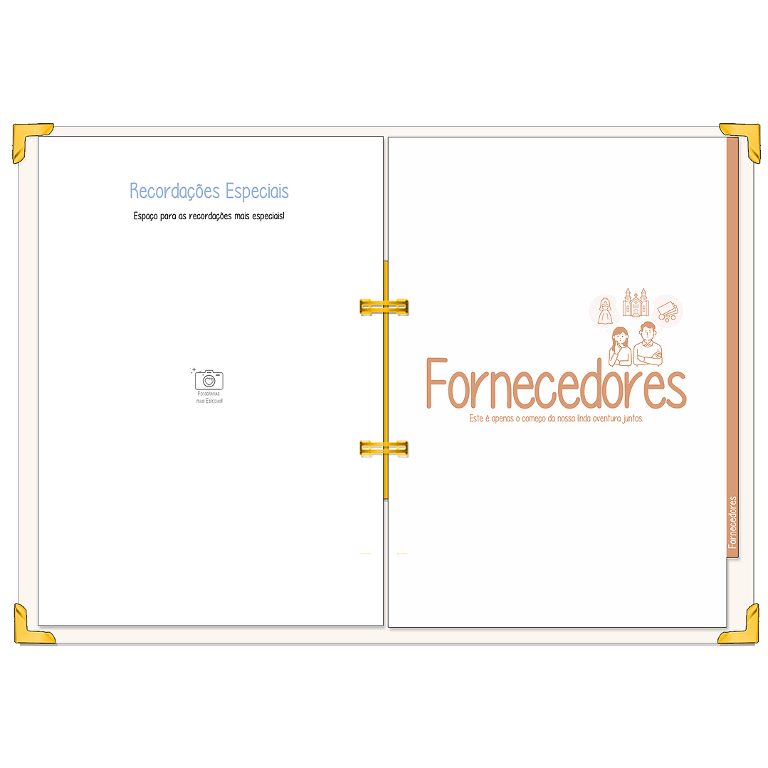 Dossier Agenda de Noiva 👰Capa Floral 24