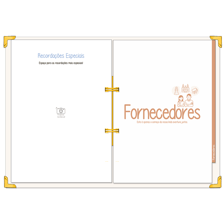 Dossier Agenda de Noiva 👰Capa Floral 24