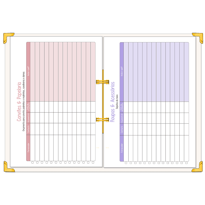 Dossier Agenda de Noiva 👰Capa Floral 25
