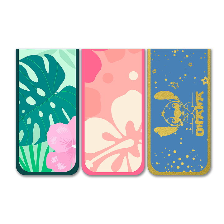 Conjunto de 3 Marcadores Magnéticos – Lilo & Stitch 🌺 1