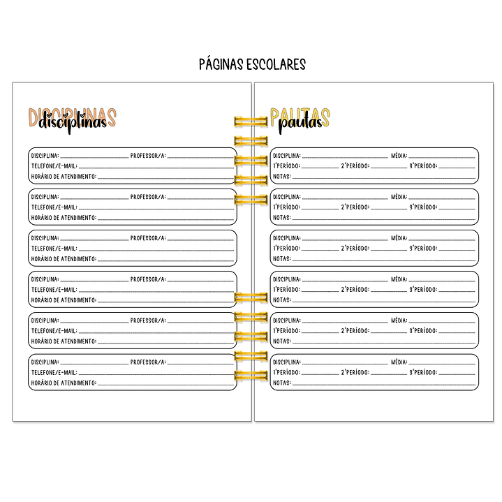 Agenda Semanal 16 Meses + Kit de Oferta 🎁 7