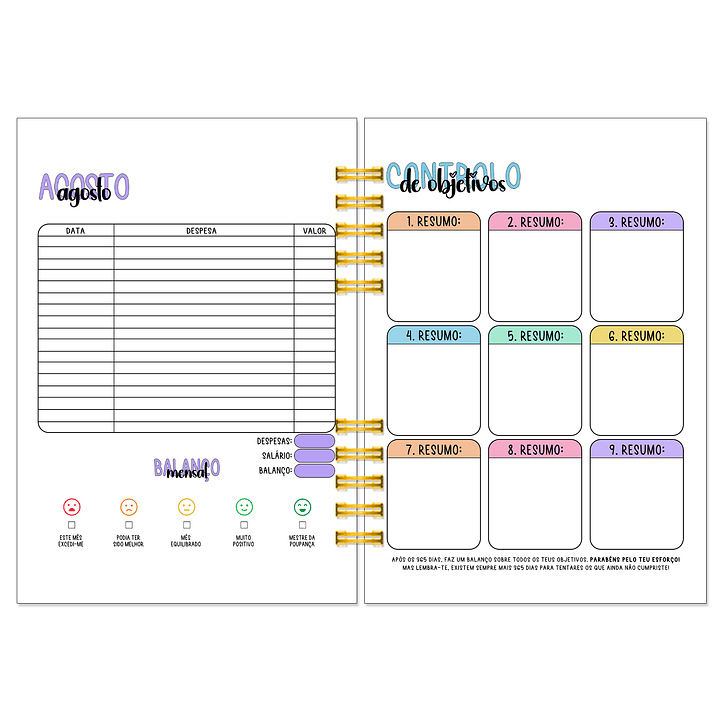 Agenda Semanal 16 Meses + Kit de Oferta 🎁 14