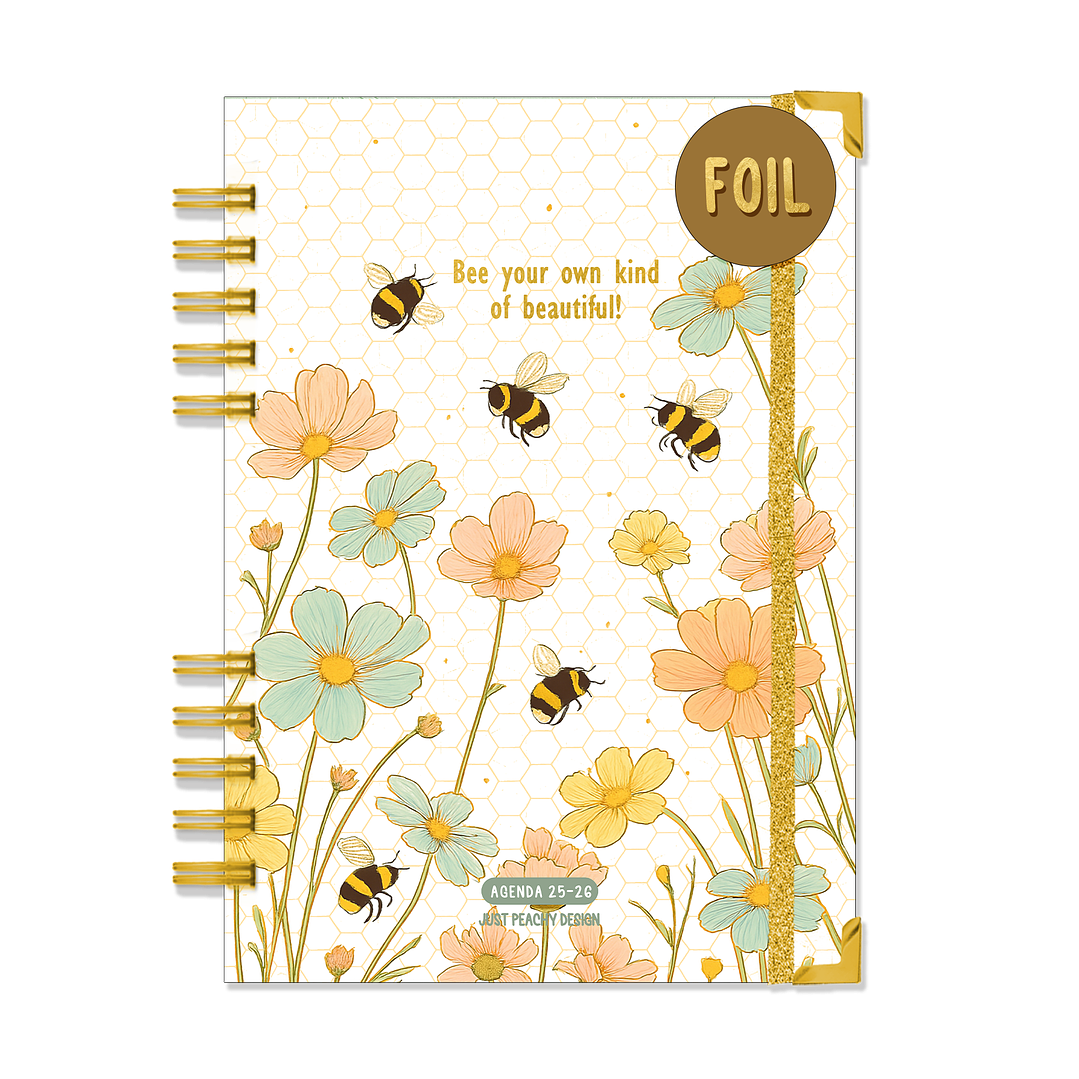 Agenda Diária 16 Meses + Kit de Oferta 🎁 1