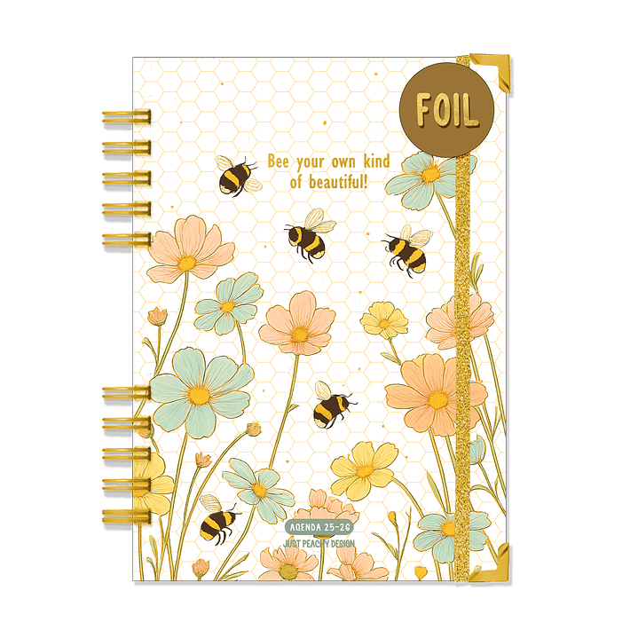 Agenda Diária 16 Meses + Kit de Oferta 🎁 1