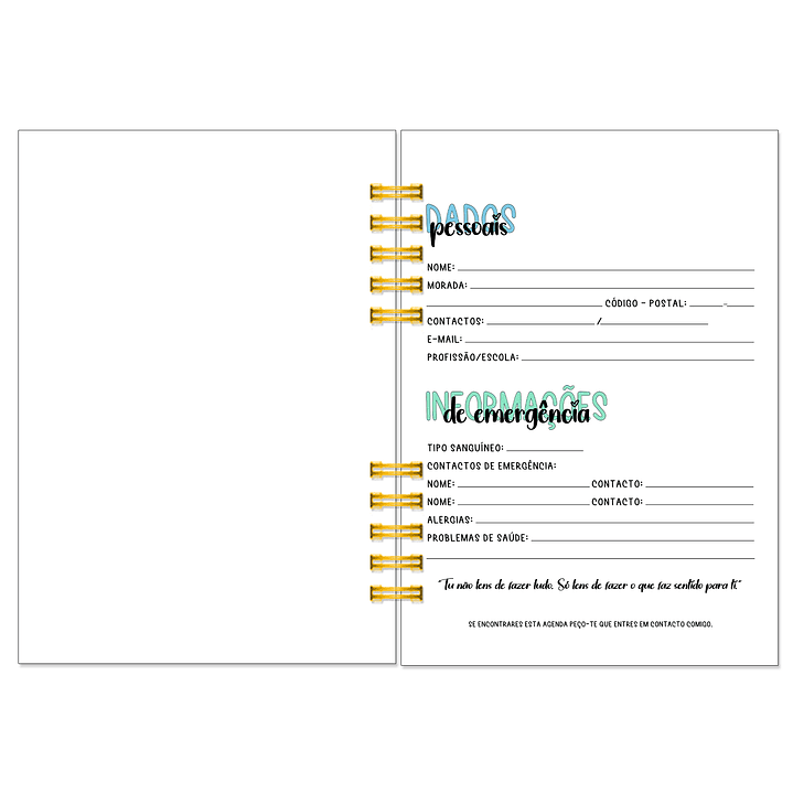 Agenda Diária Profissional 16 Meses + Kit de Oferta 🎁 3