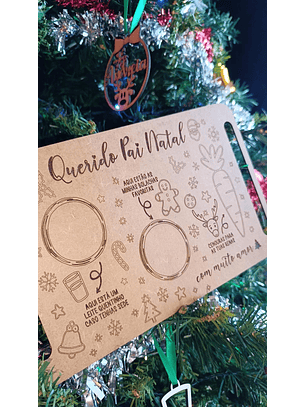 Tabuleiro de Natal para Crianças – Bolachinhas para o Pai Natal 🎅