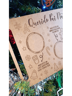 Tabuleiro de Natal para Crianças – Bolachinhas para o Pai Natal 🎅