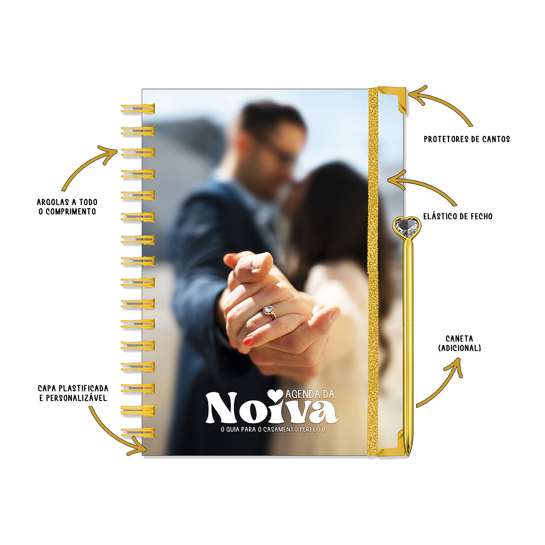 Agenda de Noiva 👰Capa com Fotografia 2