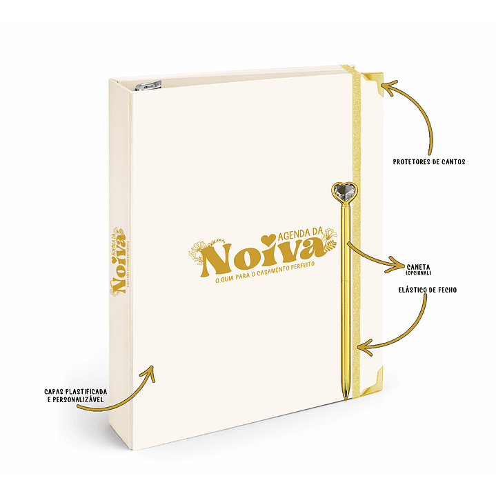 Dossier Agenda de Noiva 👰Capa Floral 2