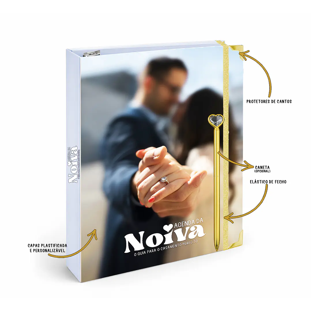 Dossier Agenda de Noiva 👰Capa com Fotografia 2