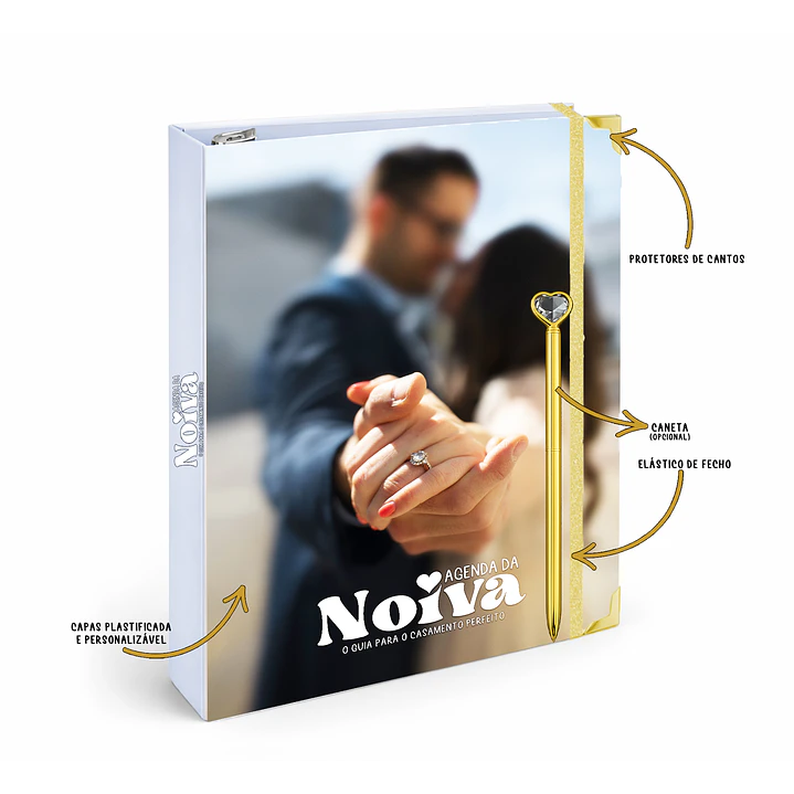 Dossier Agenda de Noiva 👰Capa com Fotografia 2