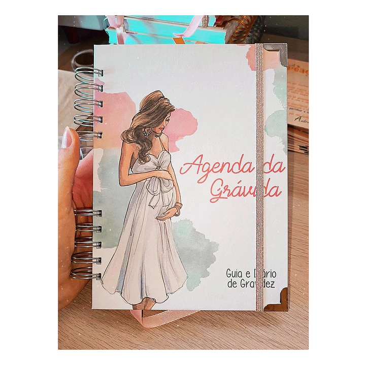 Agenda de Grávida 🤰 — Capa Maternidade Suave 🌸 3