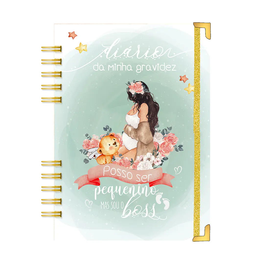 Agenda de Grávida 🤰 — Miquinhas Eventos · Capa Boss Baby 💚 1