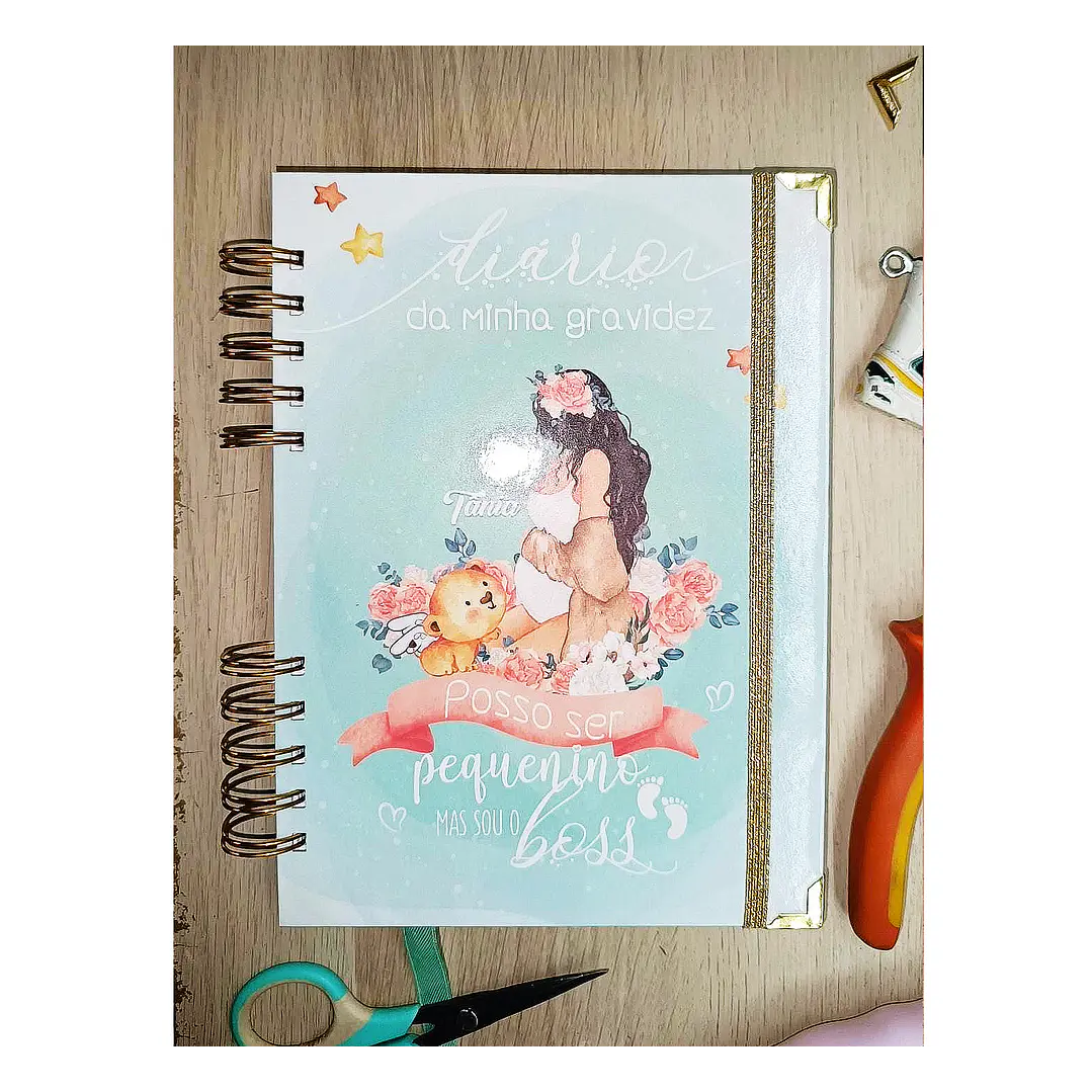 Agenda de Grávida 🤰 — Miquinhas Eventos · Capa Boss Baby 💚 3