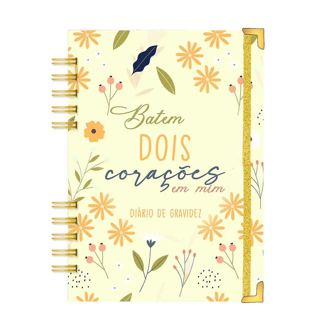 Agenda de Grávida 🤰 — Capa Dois Corações 💛 2