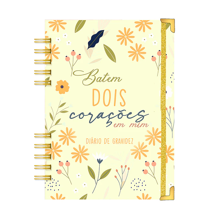 Agenda de Grávida 🤰 — Capa Dois Corações 💛 2