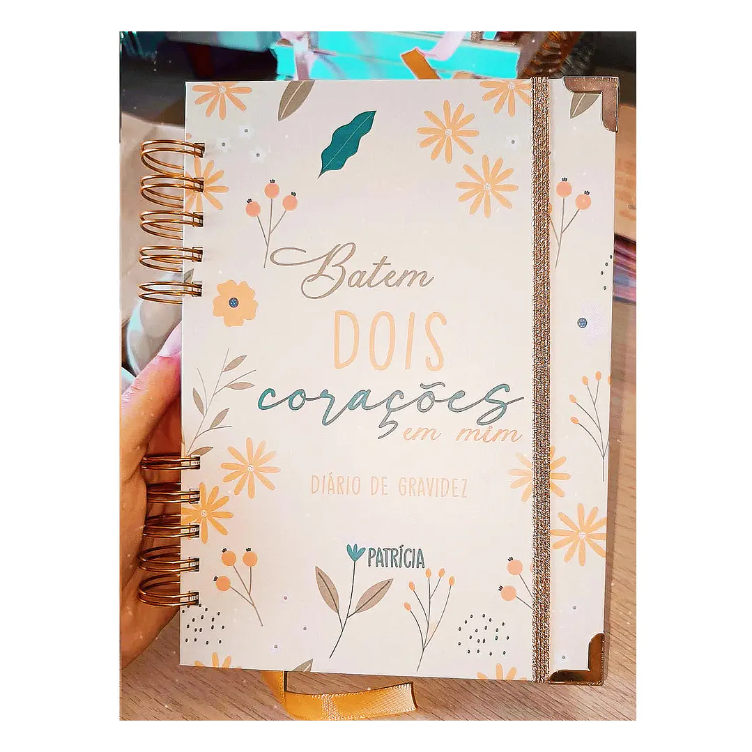 Agenda de Grávida 🤰 — Capa Dois Corações 💛 3