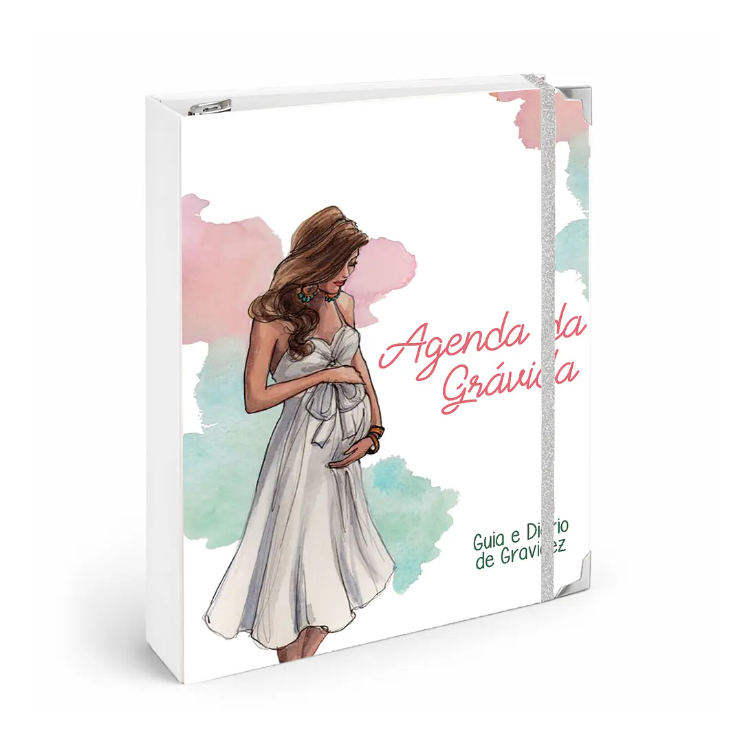 Dossier Agenda de Grávida 🤰 — Capa Maternidade Suave 🌸 1