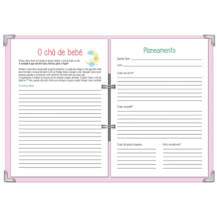 Dossier Agenda de Grávida 🤰 — Capa Maternidade Suave 🌸 16