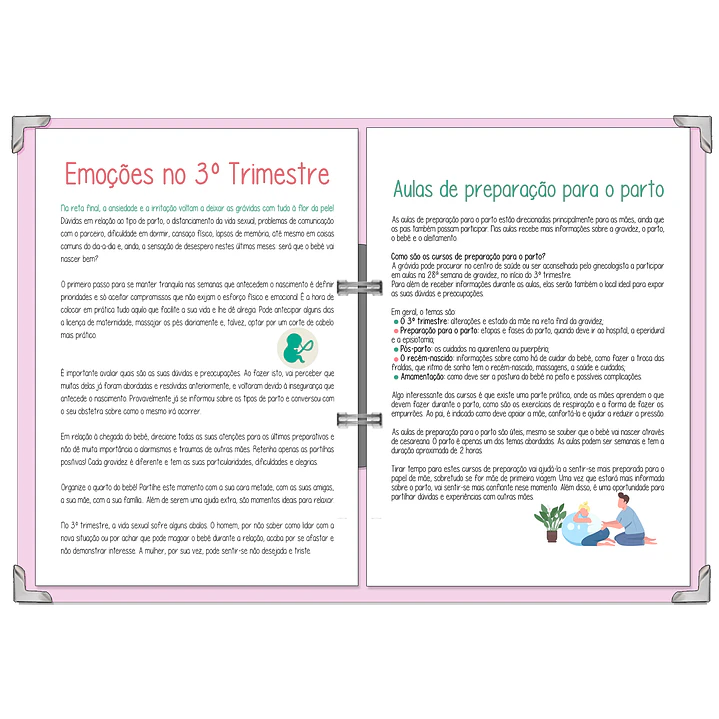 Dossier Agenda de Grávida 🤰— Capa Dois Corações 💛 15