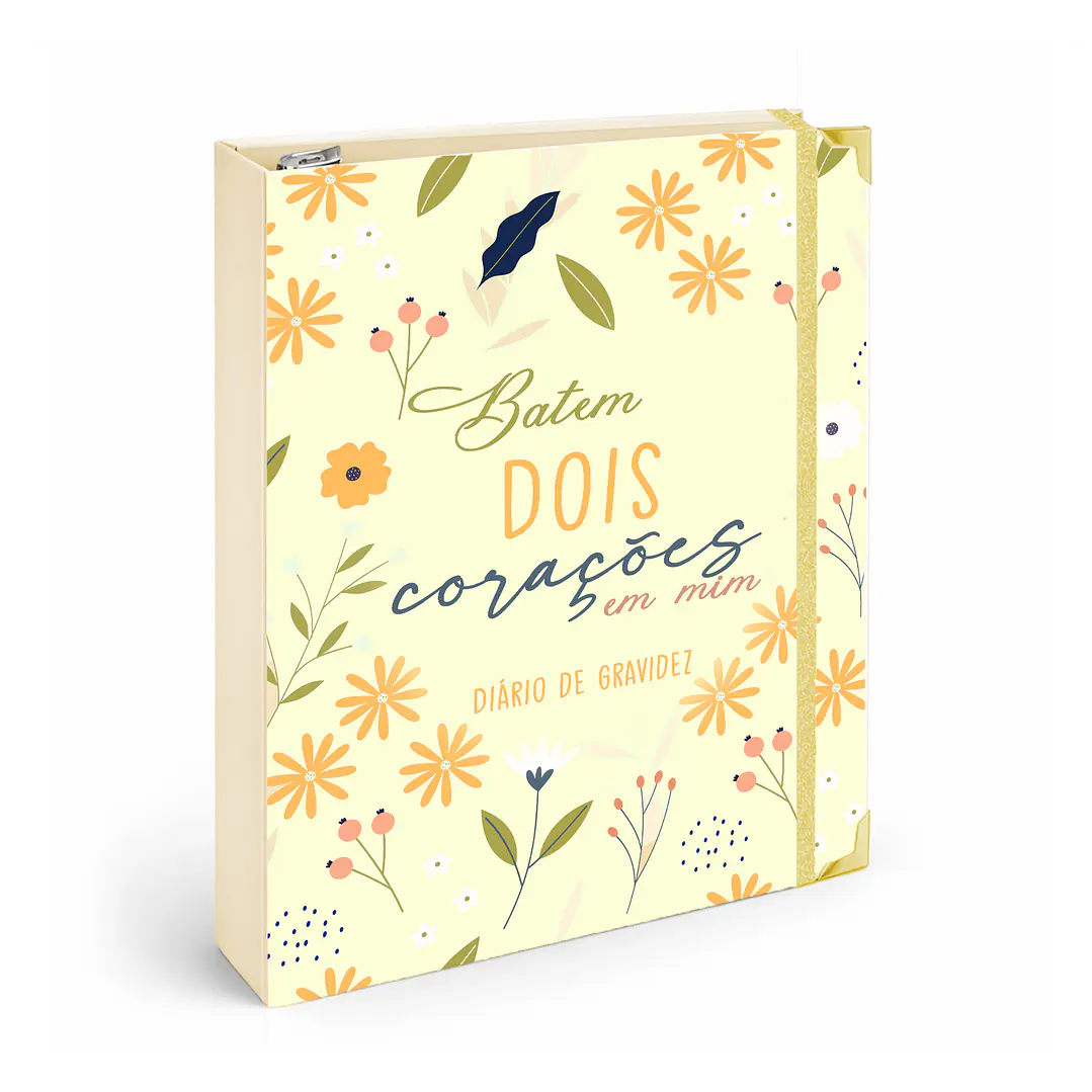 Dossier Agenda de Grávida 🤰— Capa Dois Corações 💛 1