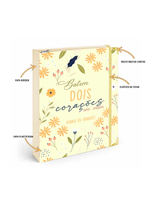Dossier Agenda de Grávida 🤰— Capa Dois Corações 💛