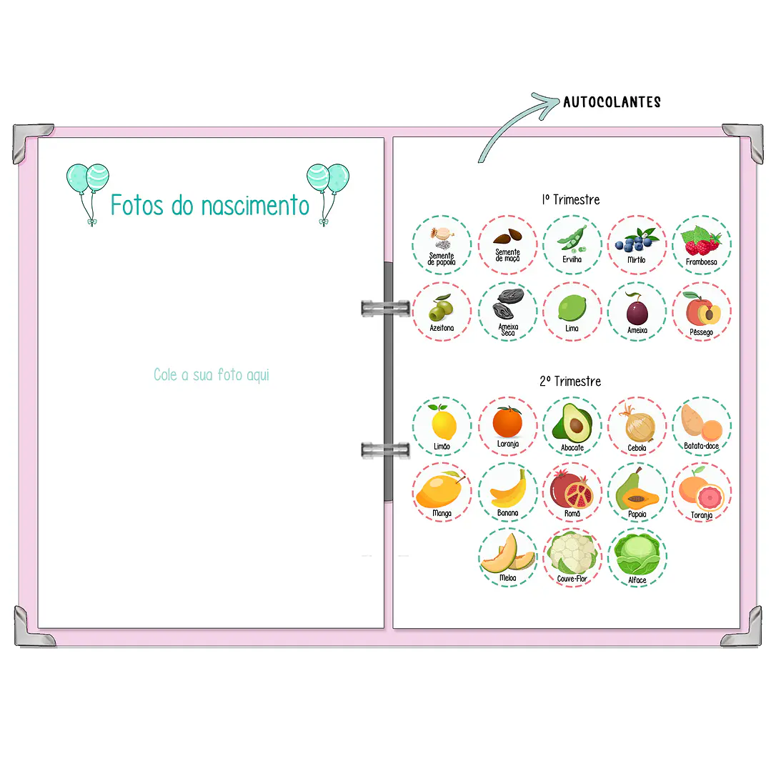 Dossier Agenda de Grávida 🤰— Miquinhas Eventos · Capa Boss Baby 💚 18
