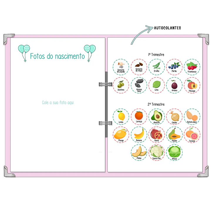 Dossier Agenda de Grávida 🤰— Capa Primeira Viagem 💕 16