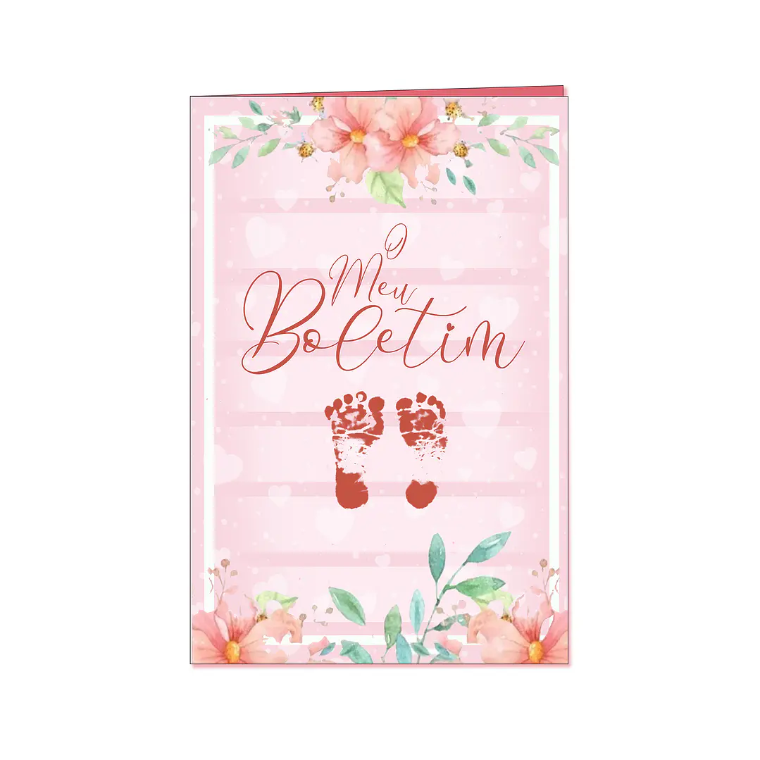 Capa de Proteção Boletim da Grávida 🤰— Capa Amor & Pegadas 👣 1