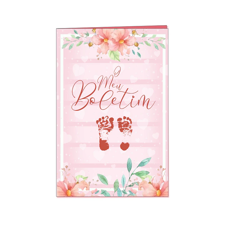 Capa de Proteção Boletim da Grávida 🤰— Capa Amor & Pegadas 👣 1