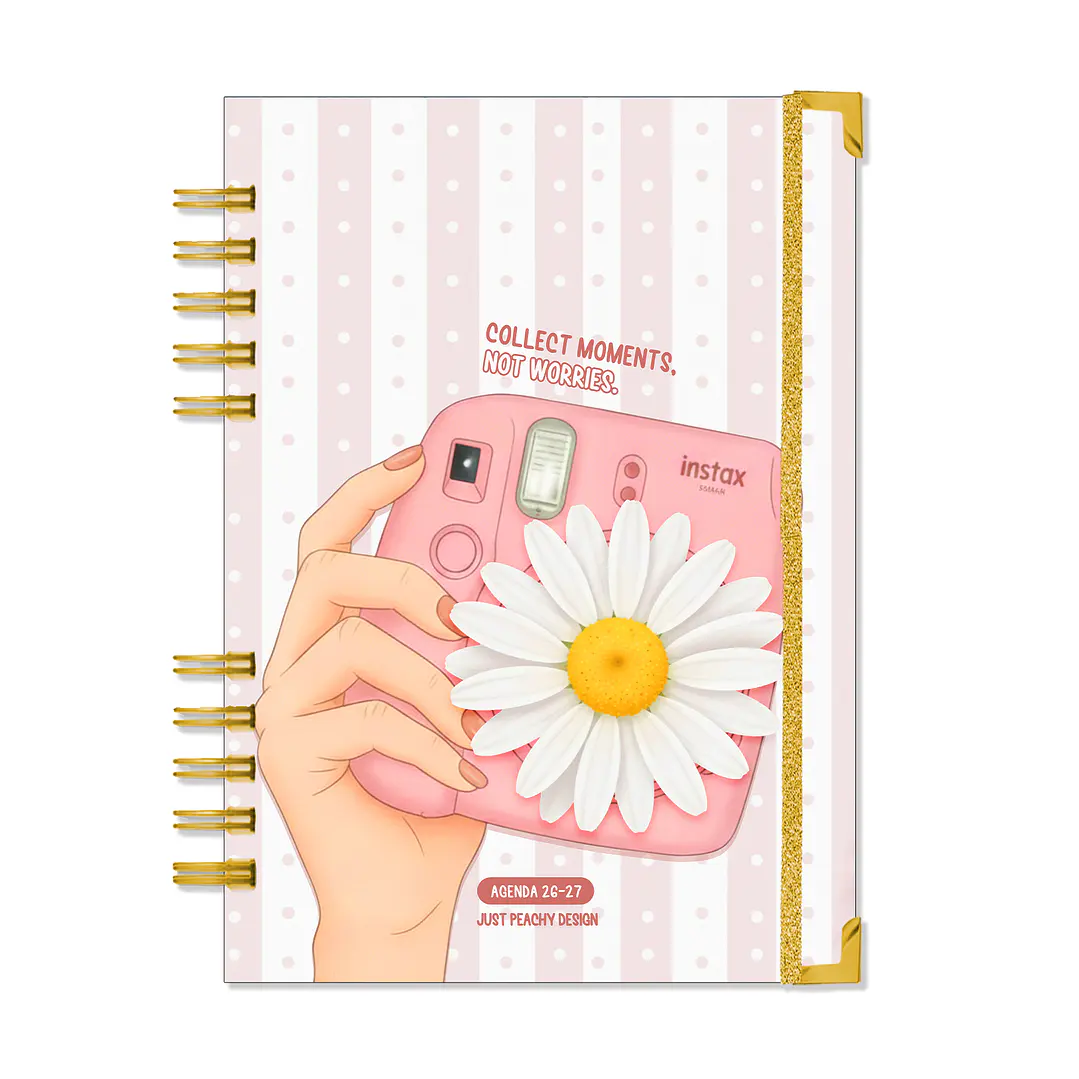 Agenda Escolar Semanal 2026-2027 ✨ Pré-Venda | Inclui Kit Oferta Exclusivo 🍑 1