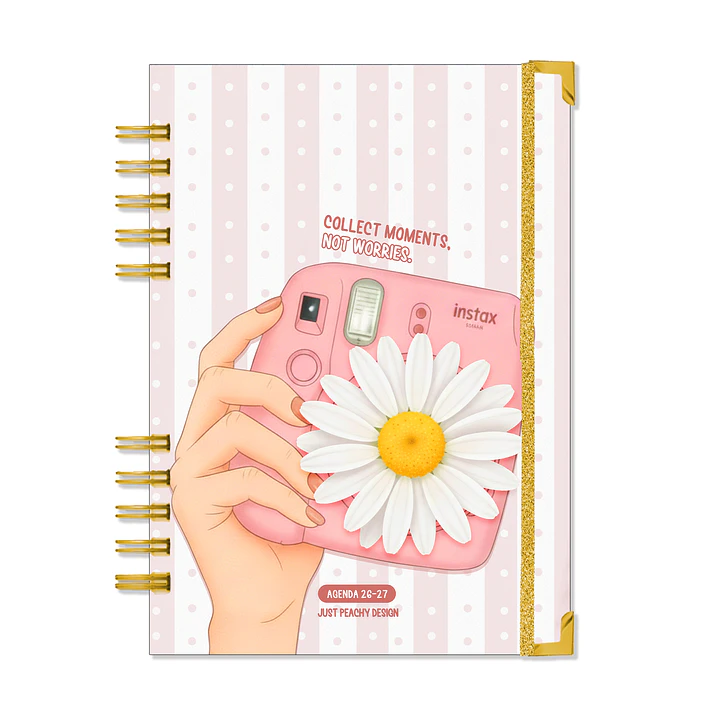 Agenda Escolar Semanal 2026-2027 ✨ Pré-Venda | Inclui Kit Oferta Exclusivo 🍑 1