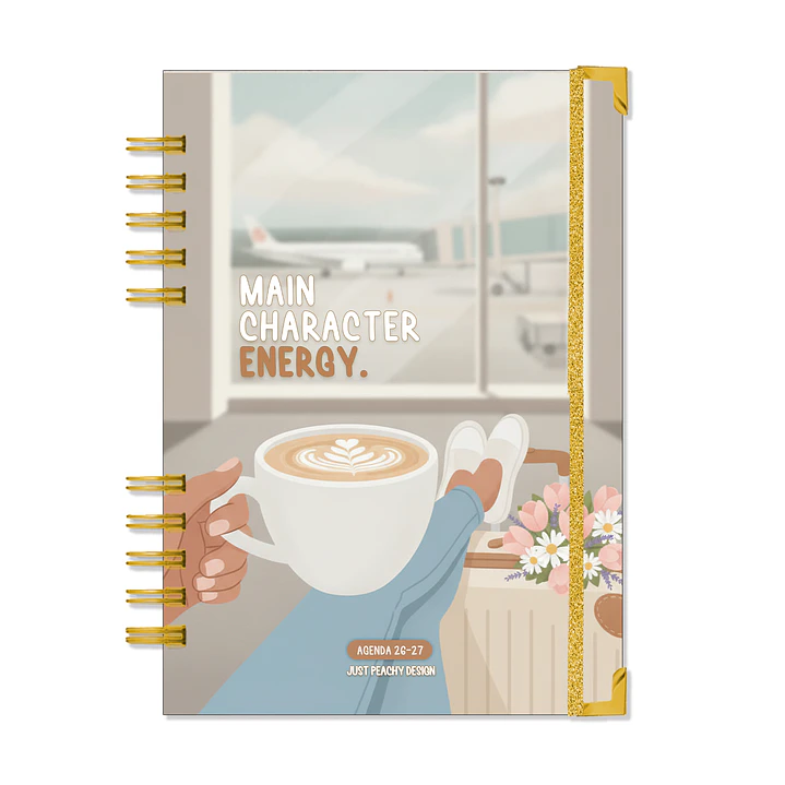Agenda Semanal 16 Meses ✨ Pré-Venda | Inclui Kit Oferta Exclusivo 🍑 1